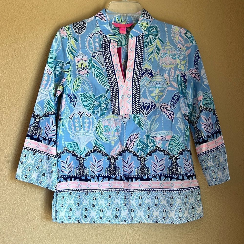 Lilly Pulitzer Top Asani tunic XXS‎